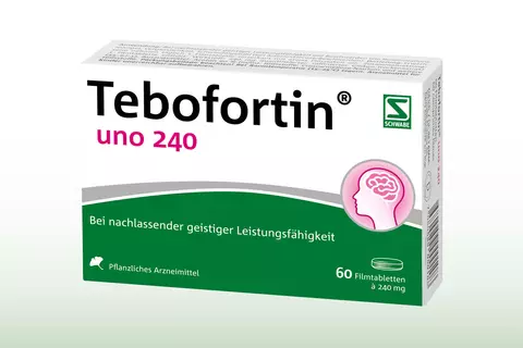 Tebofortin Uno Vergesslichkeit Konzentrationsschwierigkeiten- Schwabe Pharma