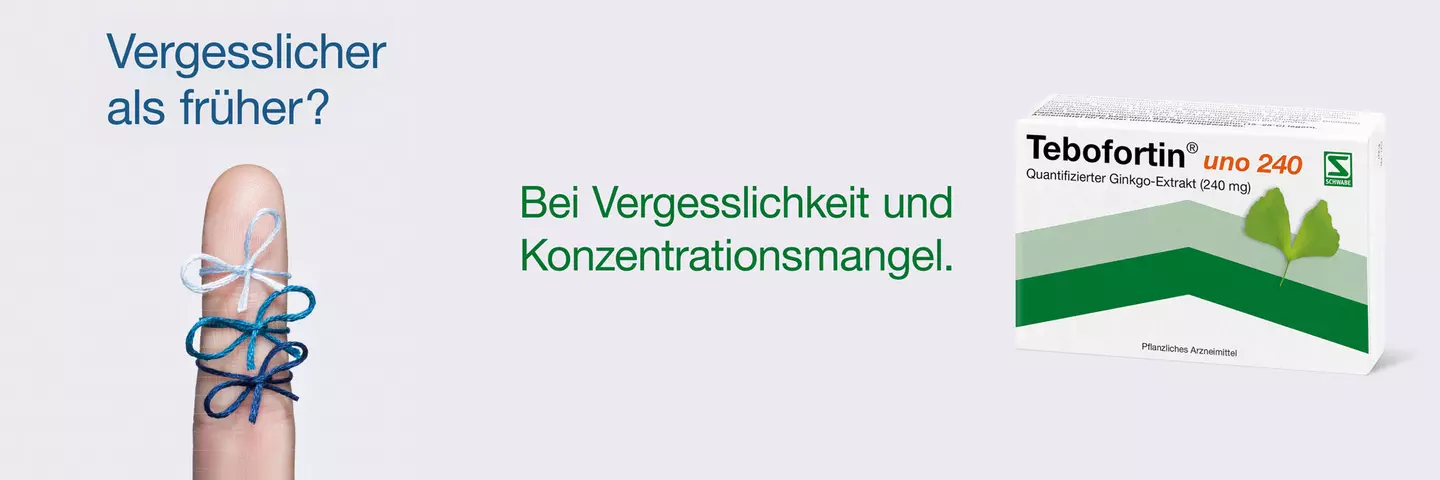 Bei Vergesslichkeit und Konzentrationsmangel Indikation Deutsch